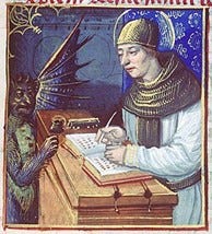 Veniva soprannominato Titivillus e nell’immaginario medievale si credeva operasse per conto del diavolo per indurre in errore i copisti.