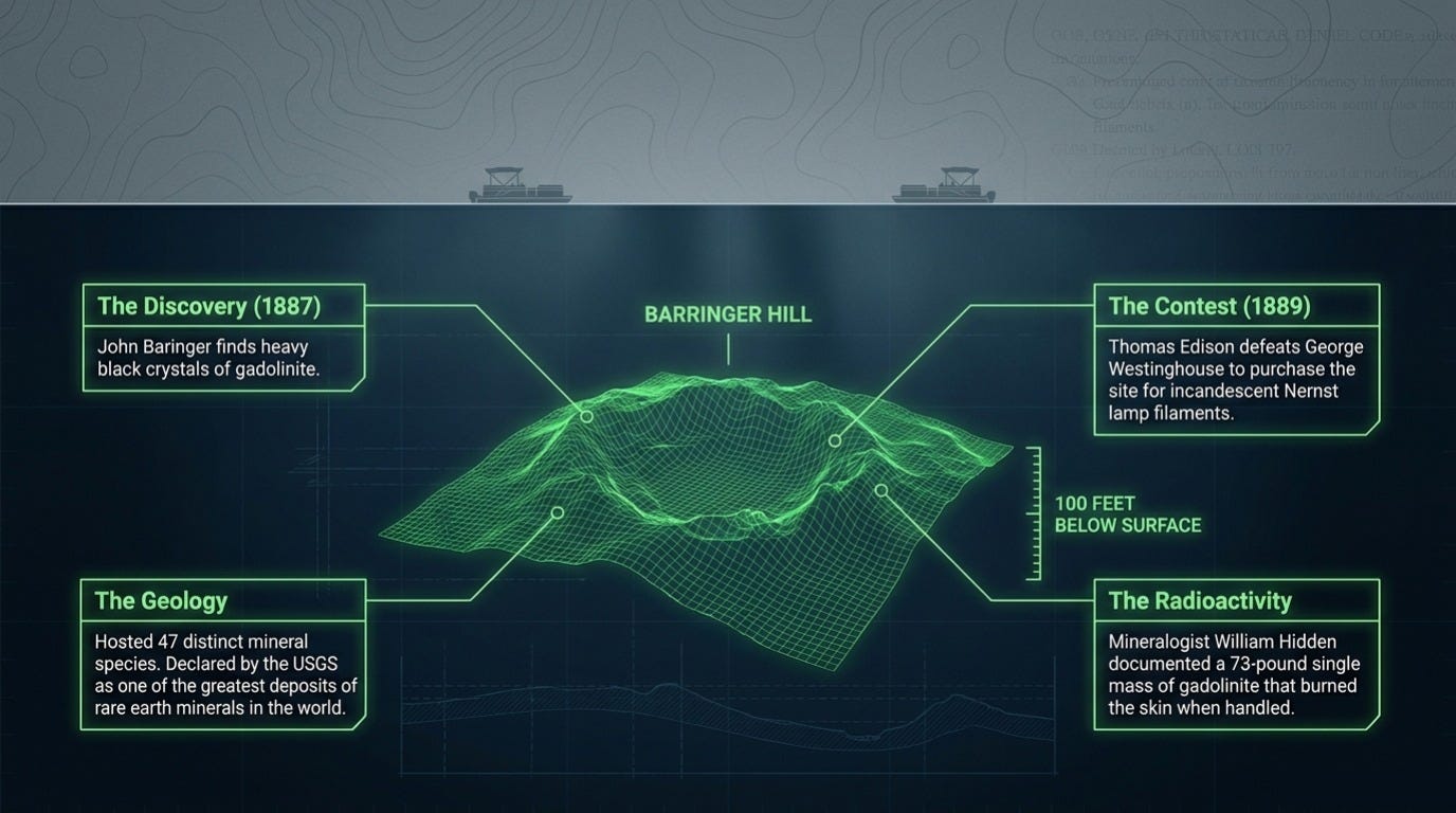 Barringer Hill wireframe beneath Lake Buchanan Barringer Hill wireframe beneath Lake Buchanan