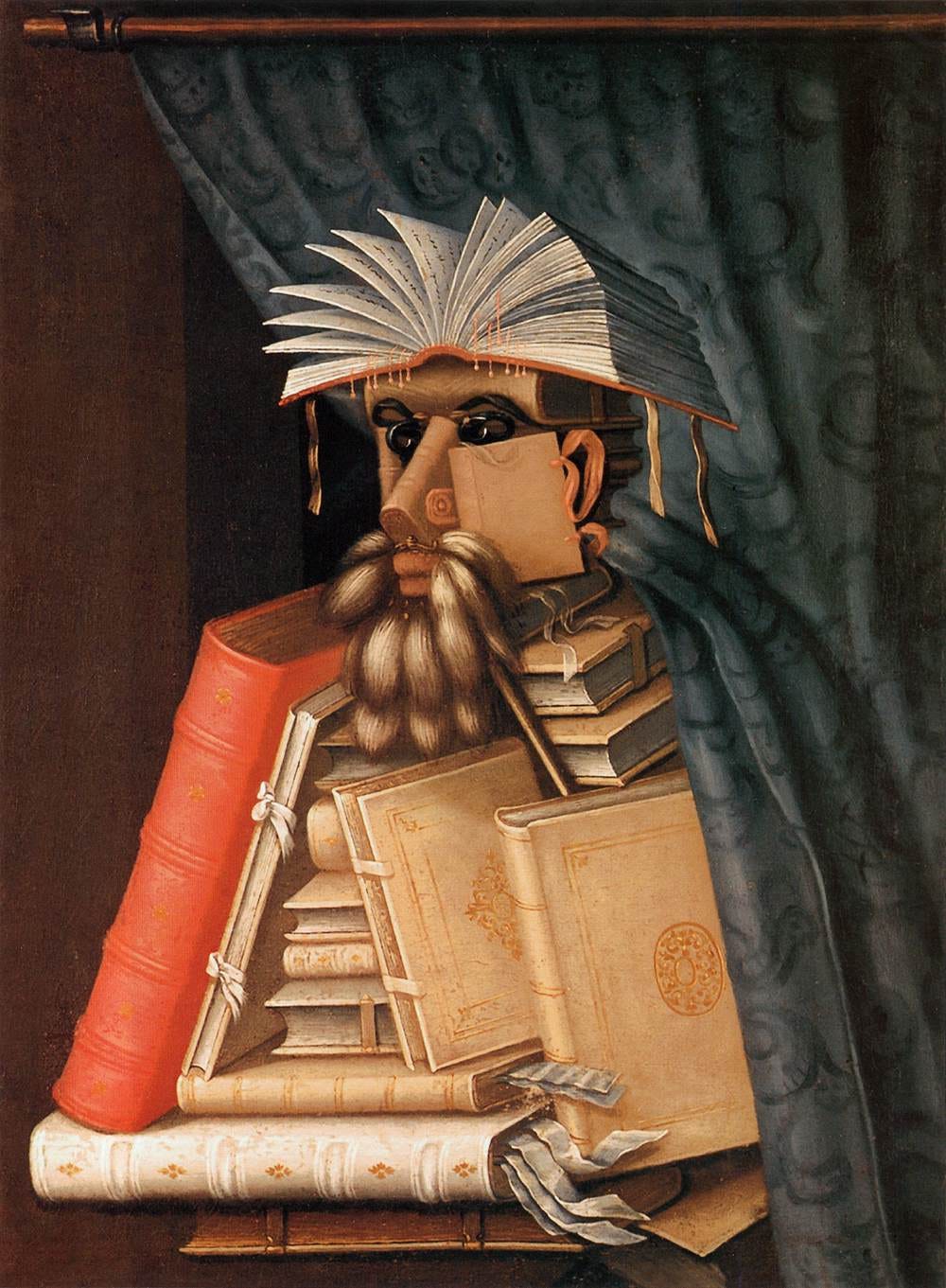 Arcimboldo Librarian made of books Arcimboldo Librarian made of books