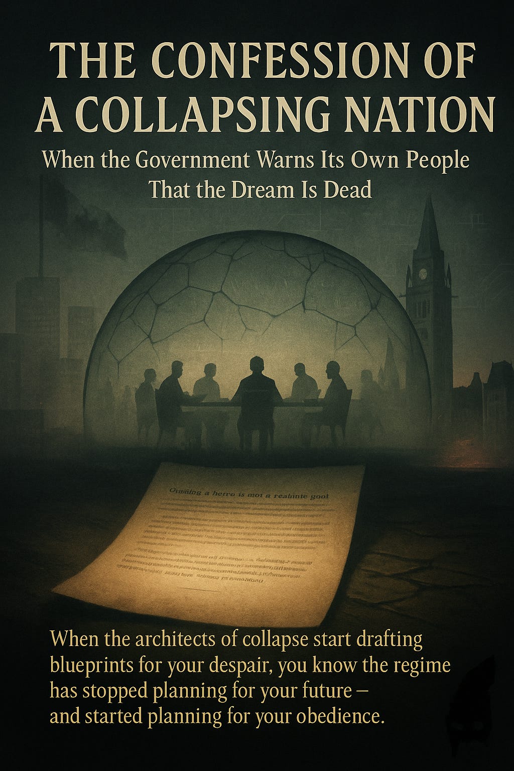 THE CONFESSION OF A COLLAPSING NATION When the Government Warns Its Own