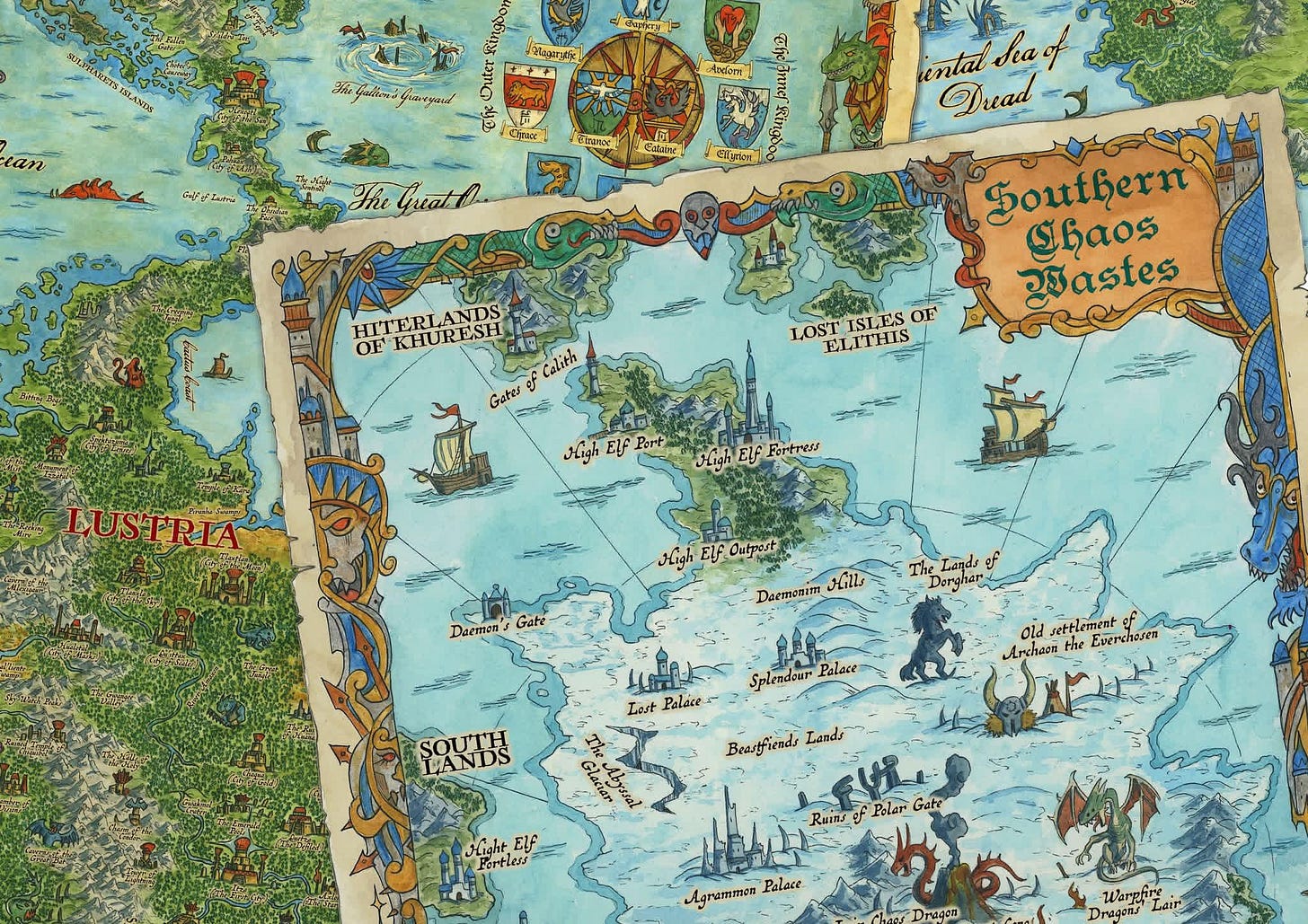 r/warhammerfantasyrpg - Southern chaos Wastes map! r/warhammerfantasyrpg - Southern chaos Wastes map!