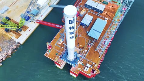 Tianlong-3's first-stage booster during its static fire campaign near Haiyang.