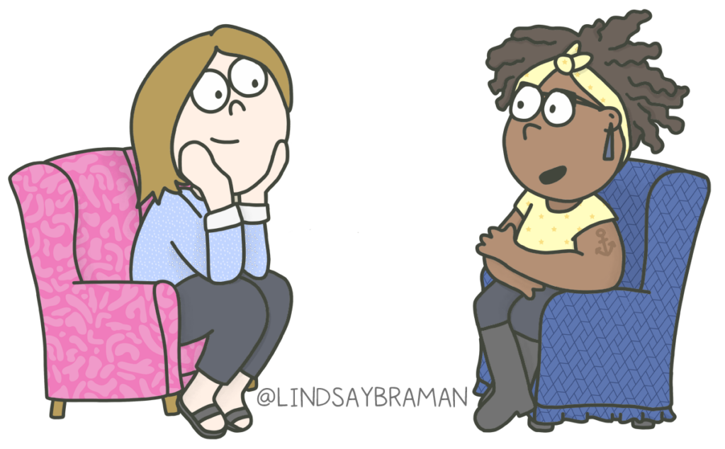 Why It's Okay to Love Your Therapist - LindsayBraman.com