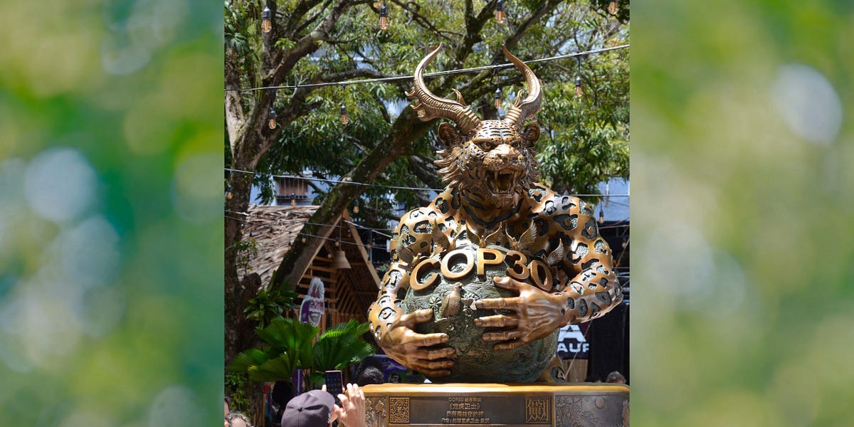 Chinese Give 'Demonic' 'Dragon Spirit' to Brazil for Climate Summit