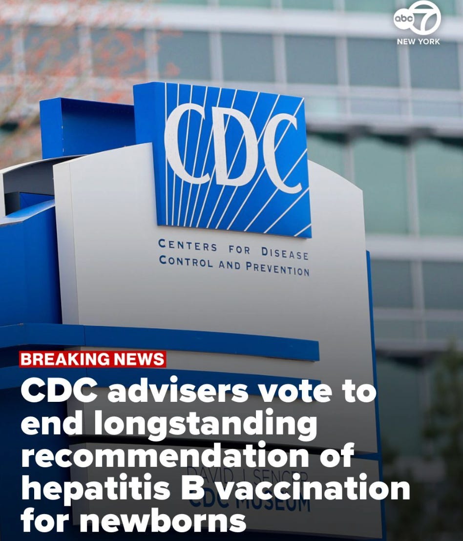 ACIP Eliminates Hepatitis B Vaccine Recommendation for Infants & 4 ...