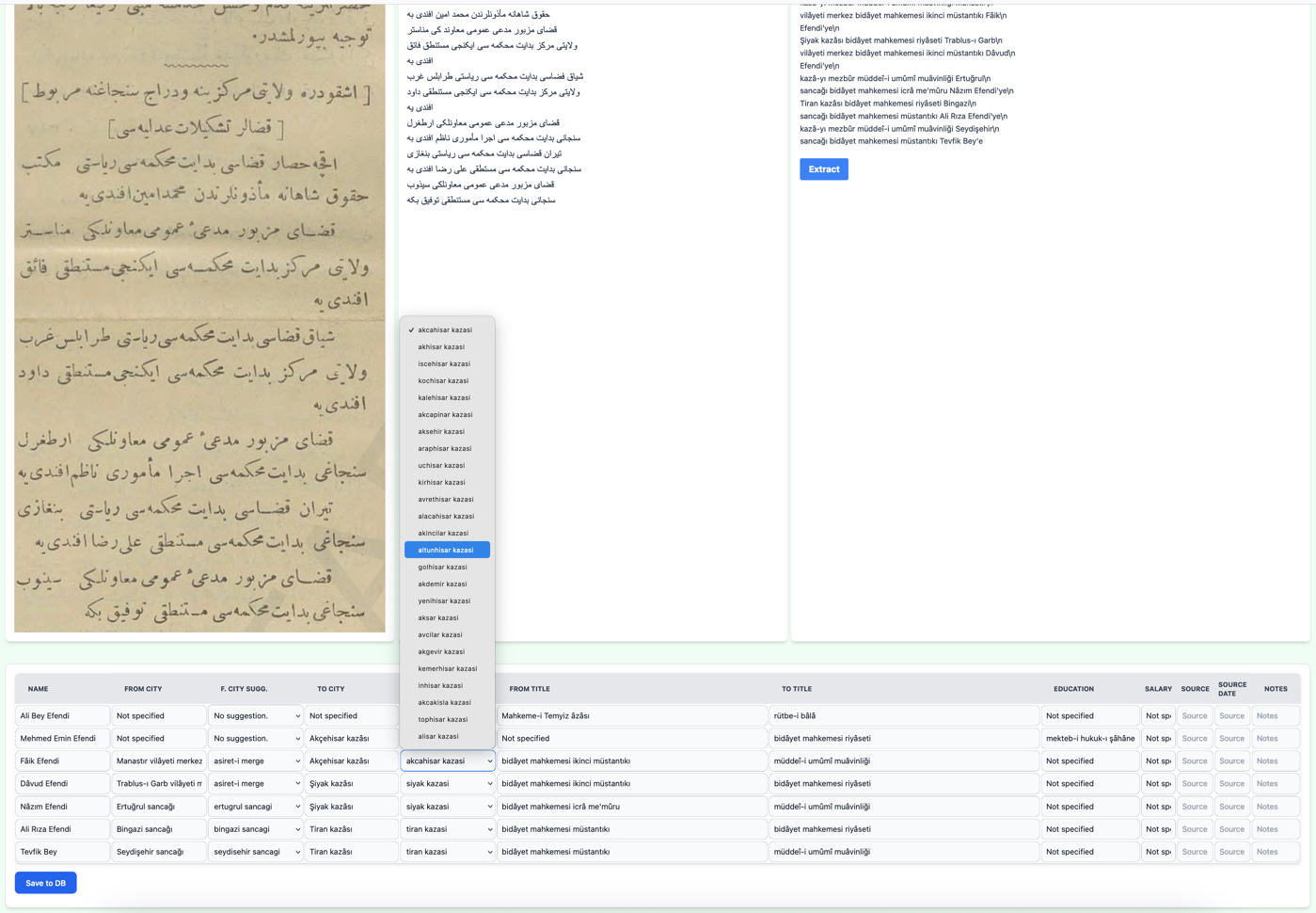 Extraction in Action