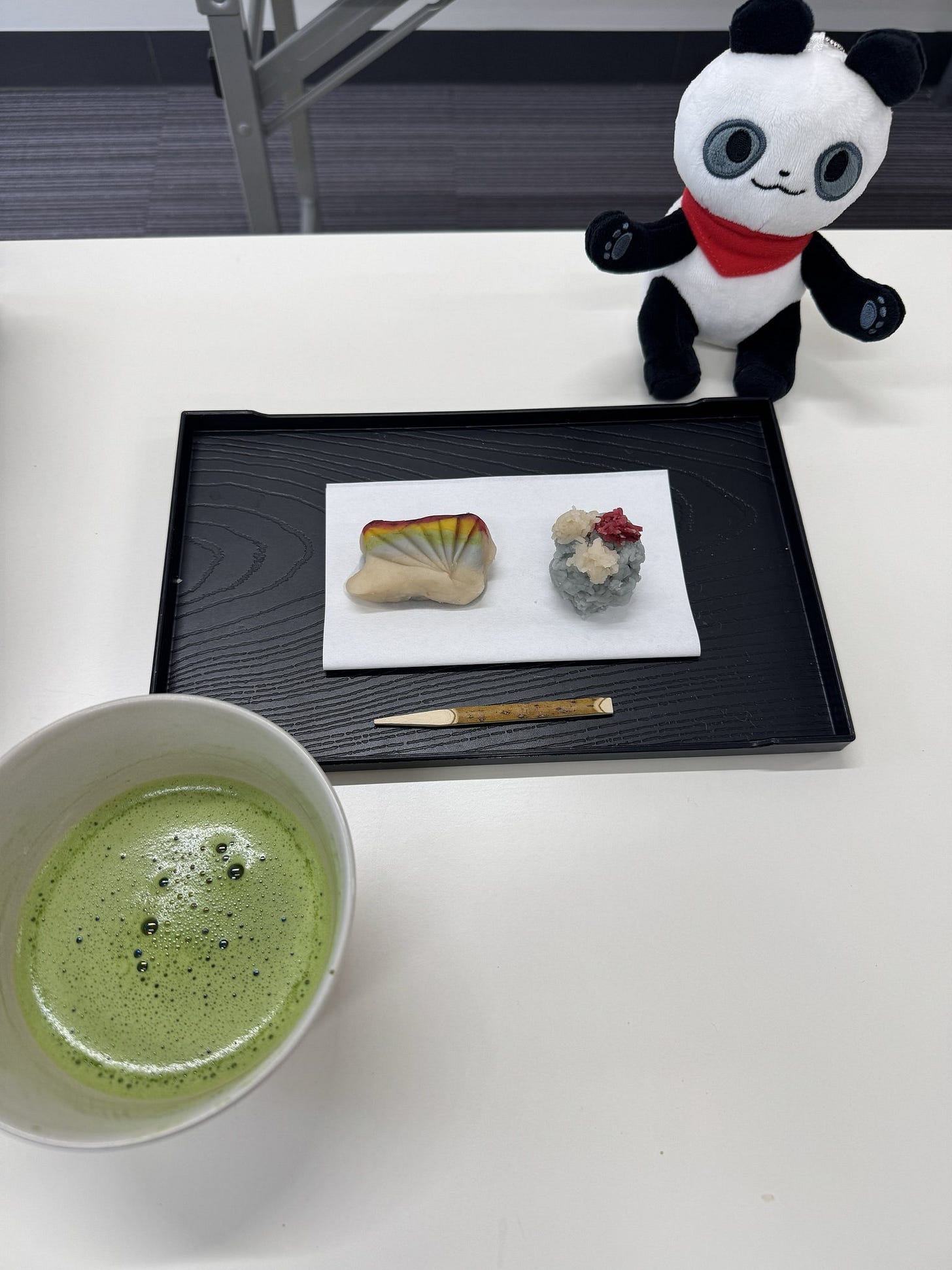 和菓子作り体験も非常に楽しかったです！