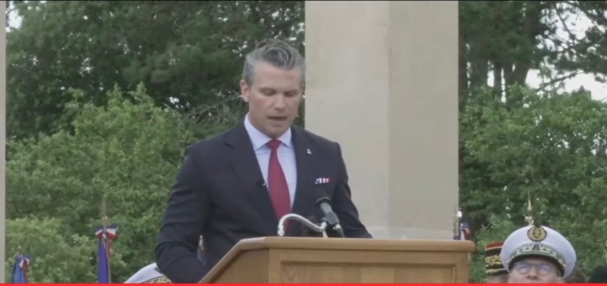 Pete Hegseth's Offensive Address