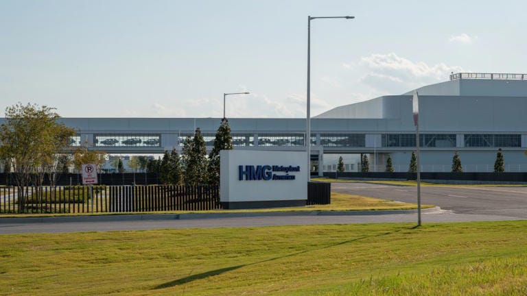 The Hyundai Metaplant electric vehicle manufacturing facility in Ellabell, Georgia, , on Friday, September 5. - Bloomberg/Bloomberg/Bloomberg via Getty Images
