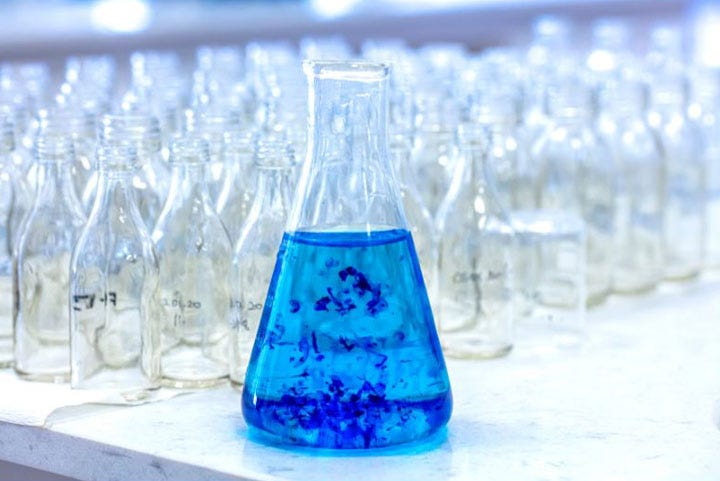 Methylene Blue beaker Methylene Blue beaker