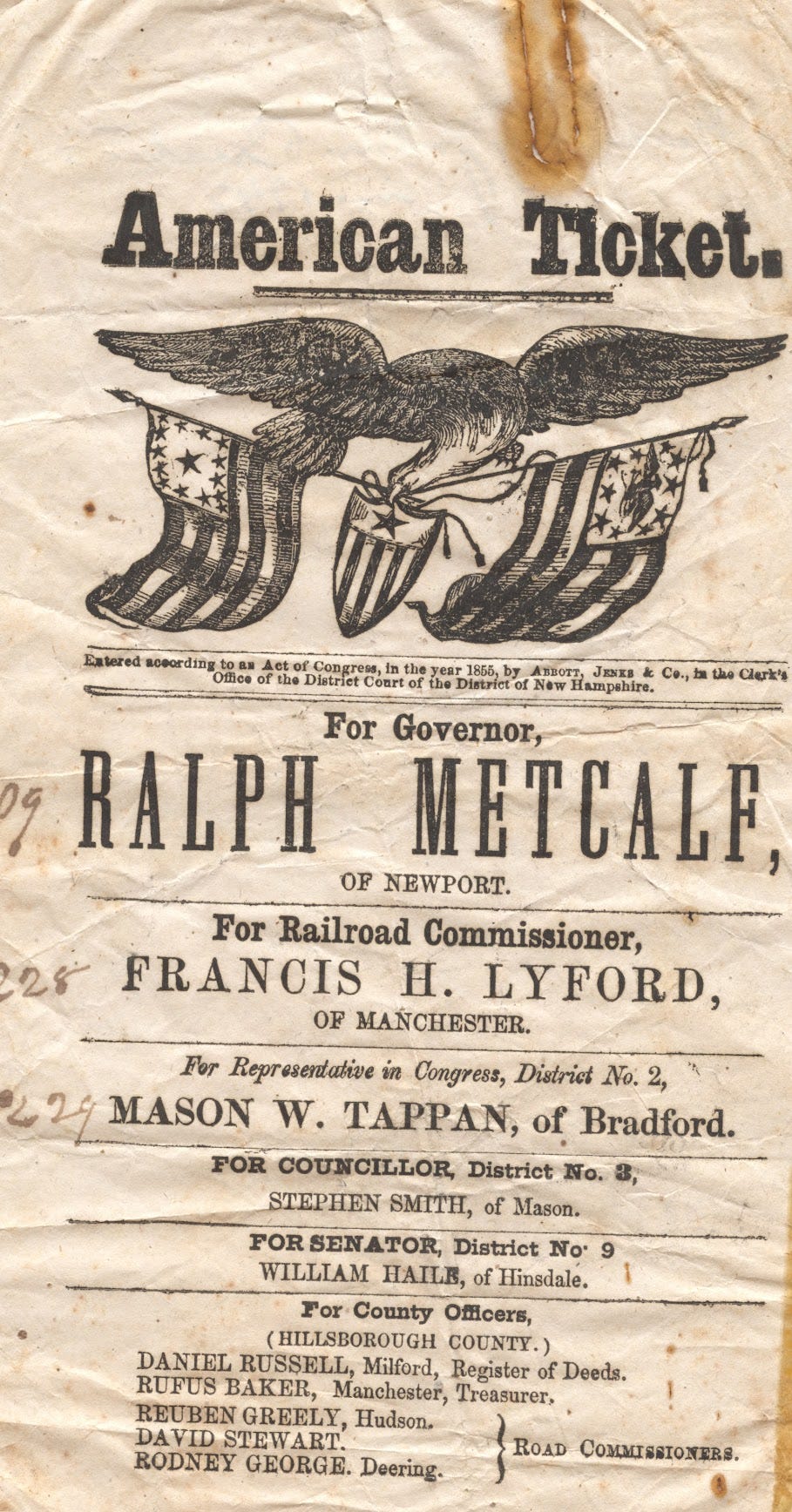 American Party Ticket