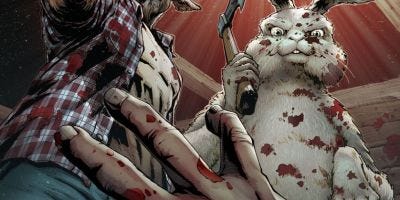 Man Goat & The Bunnyman, cover A