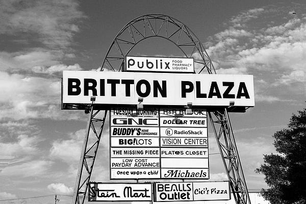Britton Plaza Hits the Market: Prime Redevelopment Opportunity in South  Tampa - Azur Commercial
