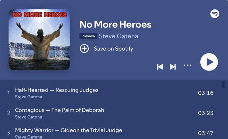 No More Heroes Album Cover - Steve Gatena No More Heroes Album Cover - Steve Gatena