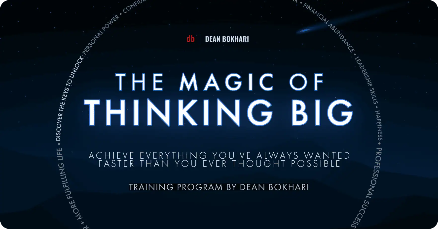 Masterclass: The Magic of Thinking Big