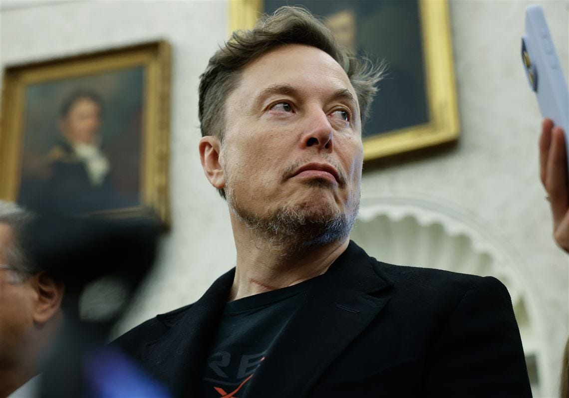 Elon Musk criticizes Trump's 'big beautiful bill' — a fracture in a key  relationship | Pittsburgh Post-Gazette