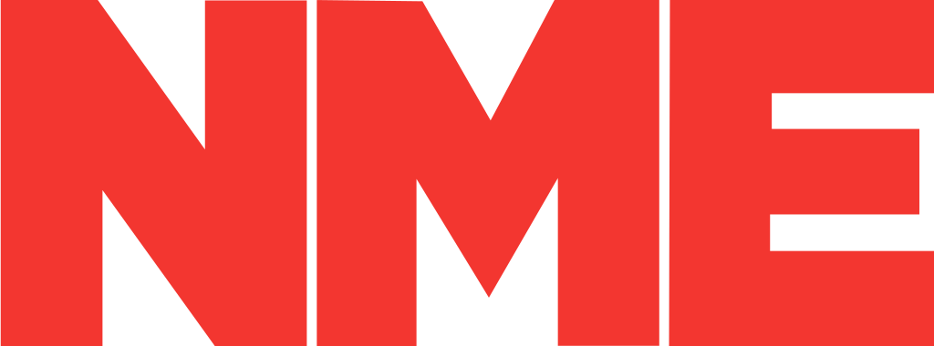 Logo for NME. The capitals letters N, M and E are spelled out close together in a large, red font. Logo for NME. The capitals letters N, M and E are spelled out close together in a large, red font.