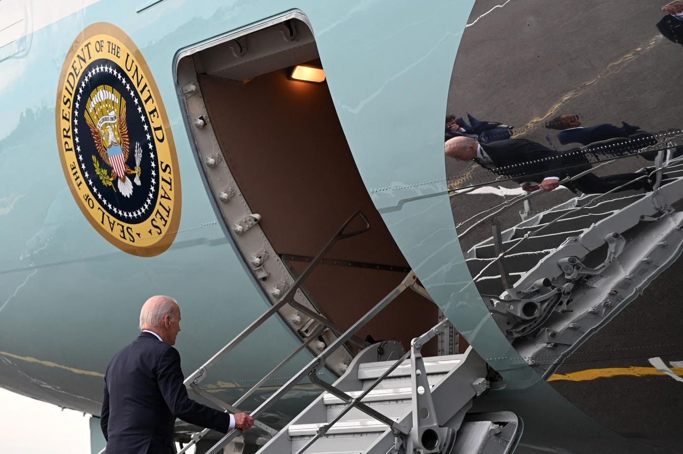 Biden Slips On Air Force One Stairs After Staff Try To Prevent Major  Falls—As Gaffes Raise Concerns About His Age