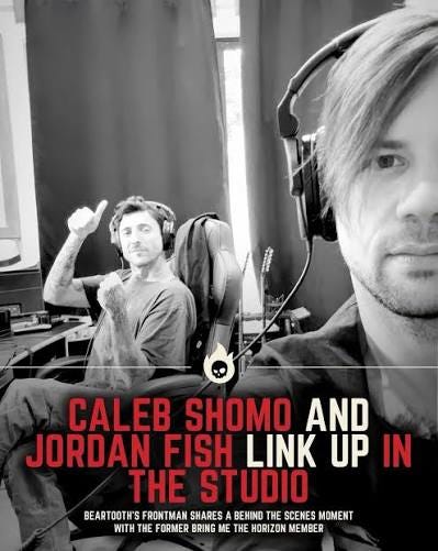 Caleb Shomo just gave fans a quiet but intriguing update, posting an Instagram story from the studio featuring himself alongside Jordan Fish. The black and white clip, tagged from Los Angeles, shows Caleb Shomo just gave fans a quiet but intriguing update, posting an Instagram story from the studio featuring himself alongside Jordan Fish. The black and white clip, tagged from Los Angeles, shows