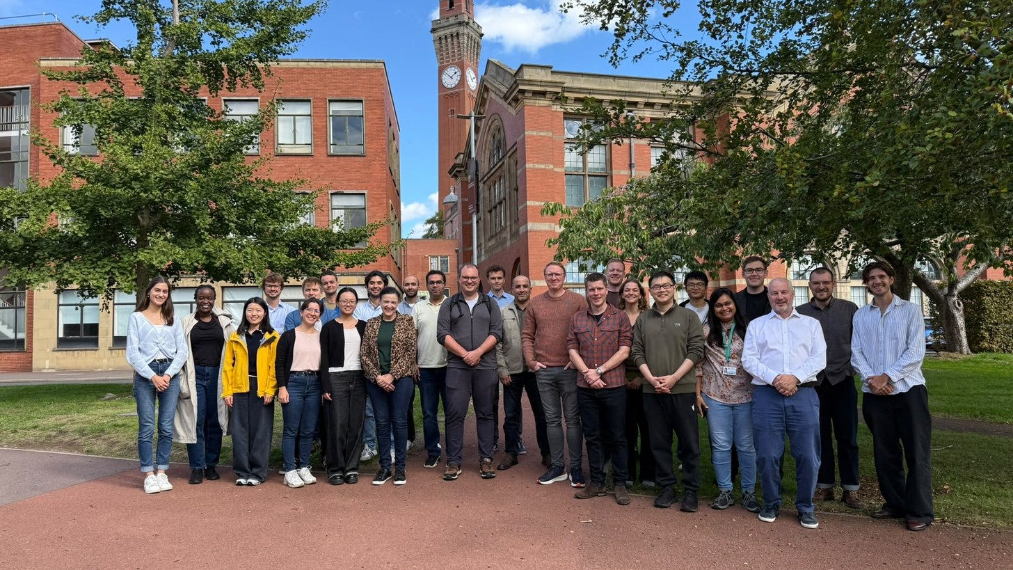 The PyPSA workshop, University of Birmingham, 10–11 September 2026. Photo: PyPSA Labs / Grant Wilson, University of Birmingham.