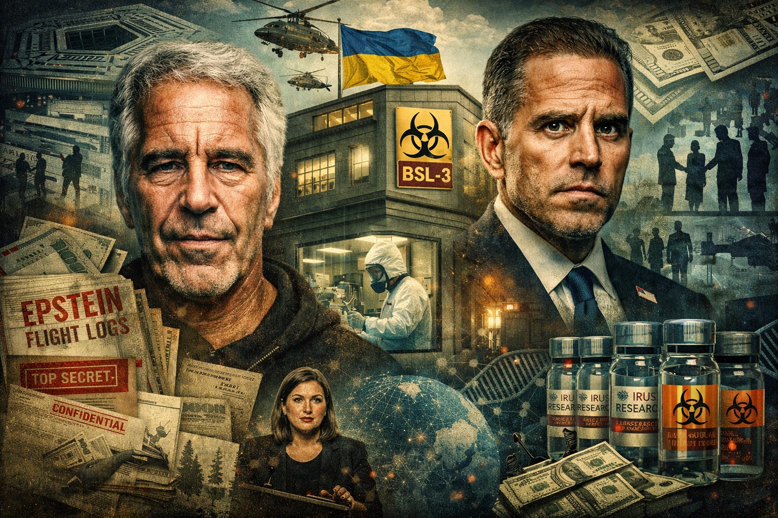 Epstein, Ukrainian Biolabs, and the Pandemic Intelligence Network