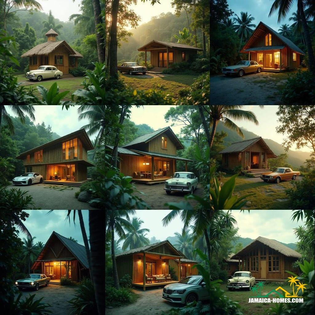 Beatiful modern h bamboo home in jamaica