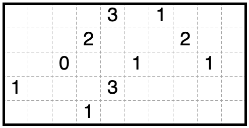 10x5 FiveCells Puzzle