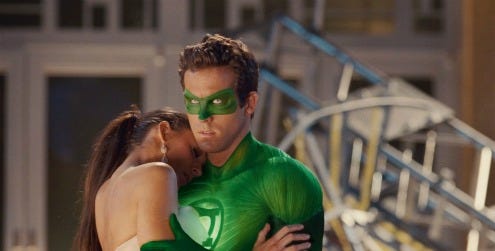 Green Lantern inside