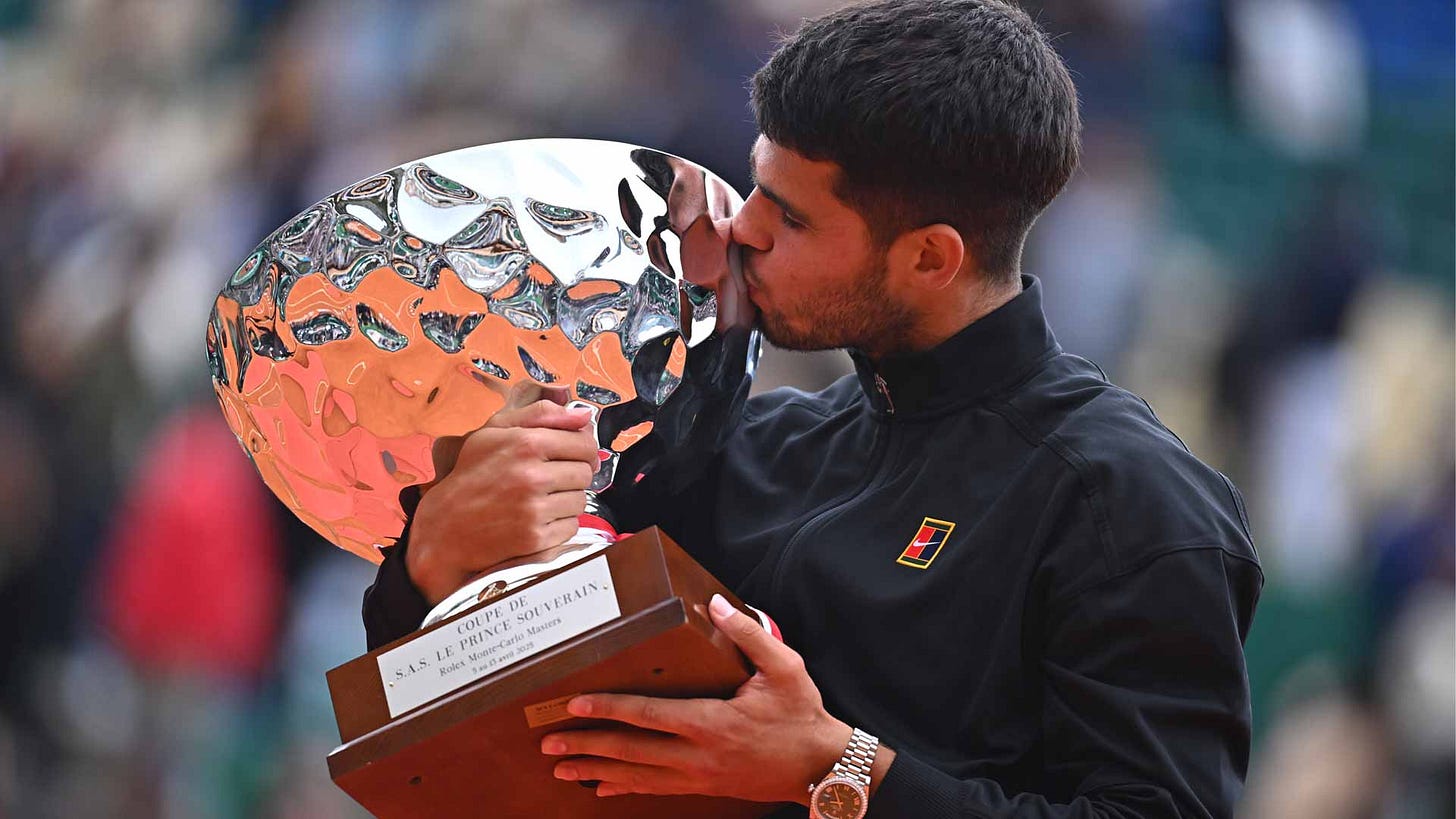 Carlos Alcaraz reveals key lesson he used to lift Monte-Carlo trophy | ATP  Tour | Tennis
