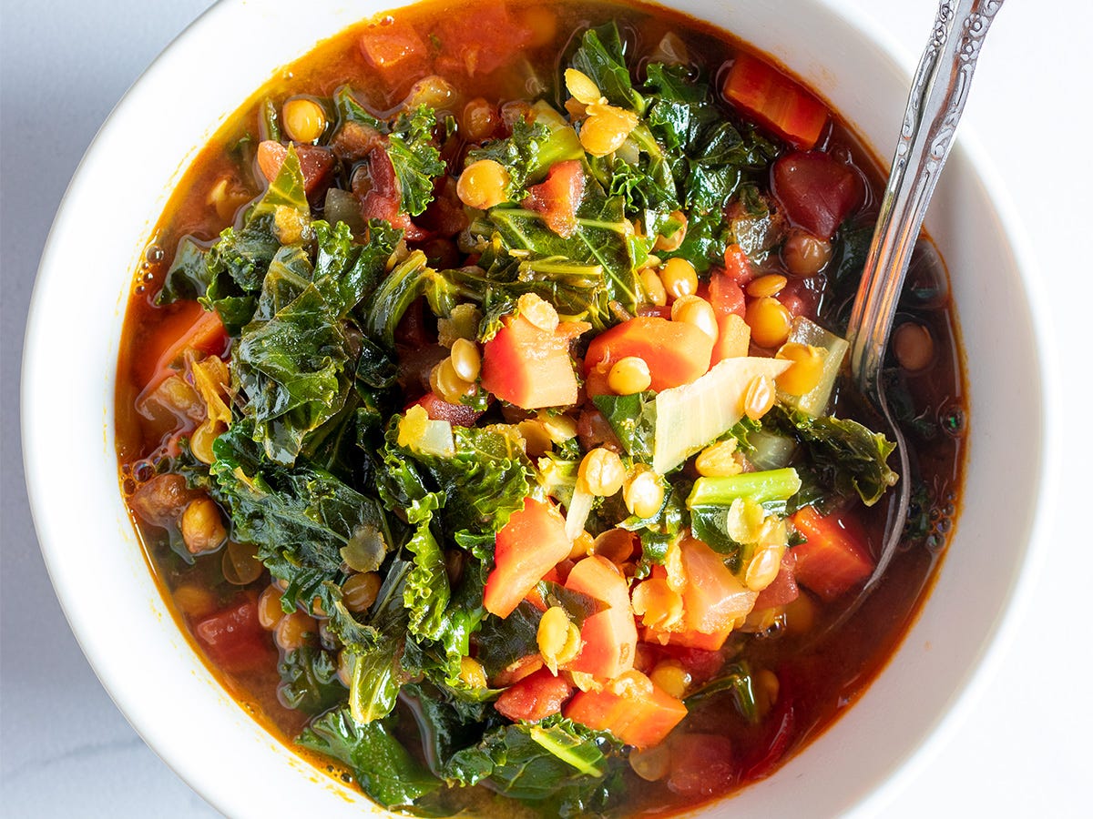 Lentil & Kale Soup