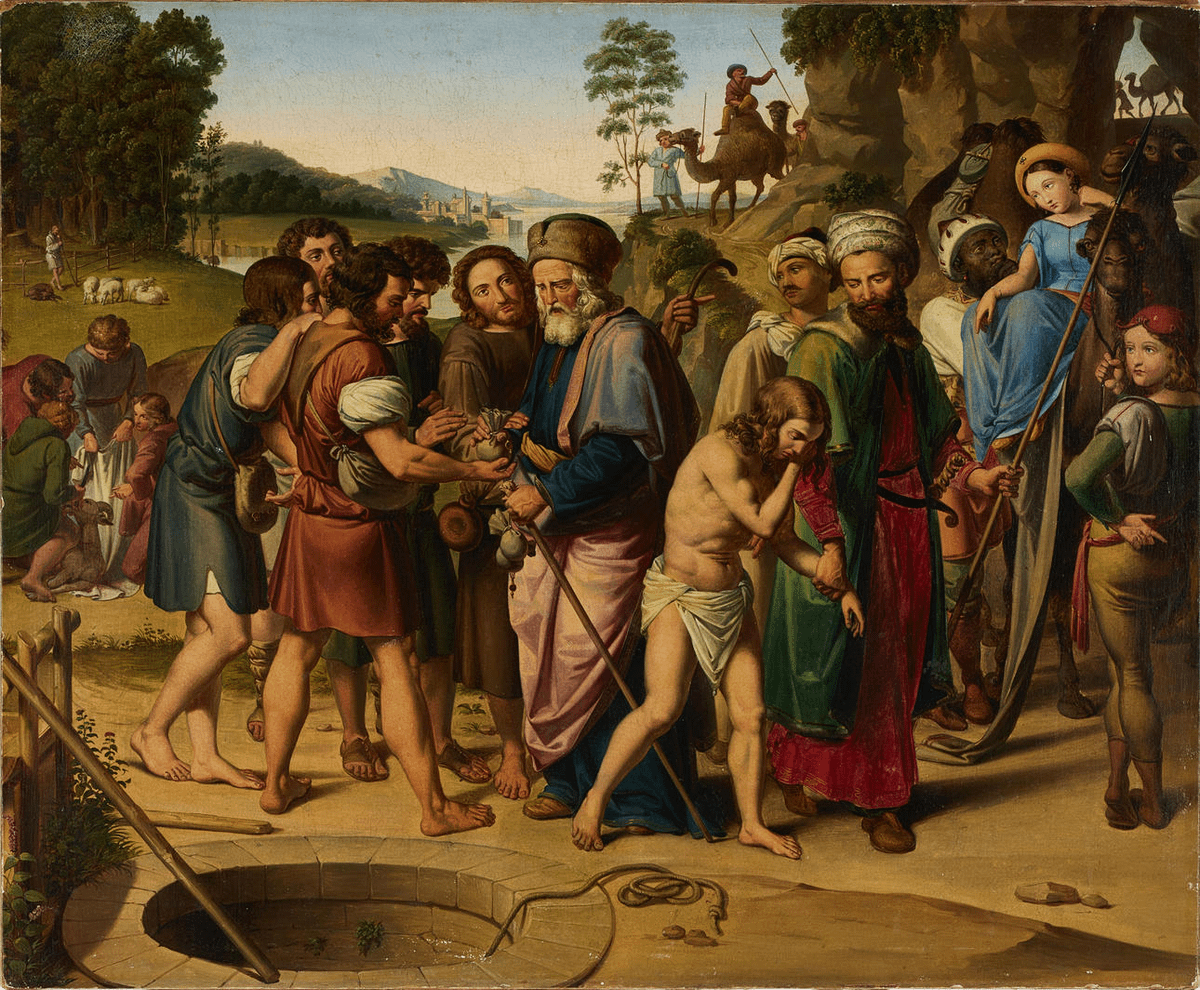 Joseph Being Sold by His Brothers by Overbeck