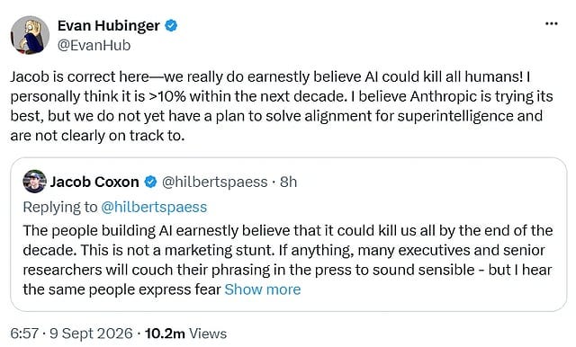 Anthropic Researcher Quits, Warns AI Could Kill Us All