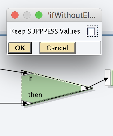 Keep SUPPRESS values property is disabled in IF-THEN function Keep SUPPRESS values property is disabled in IF-THEN function