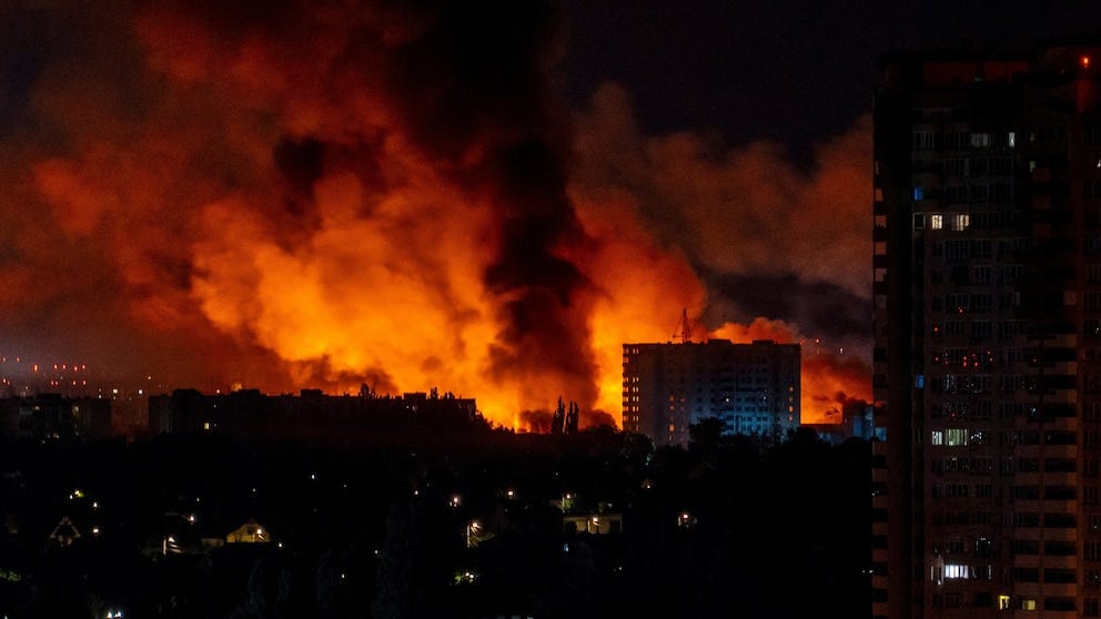 Russia hits Kyiv with massive air attack, biggest of war so far - ABC News Russia hits Kyiv with massive air attack, biggest of war so far - ABC News