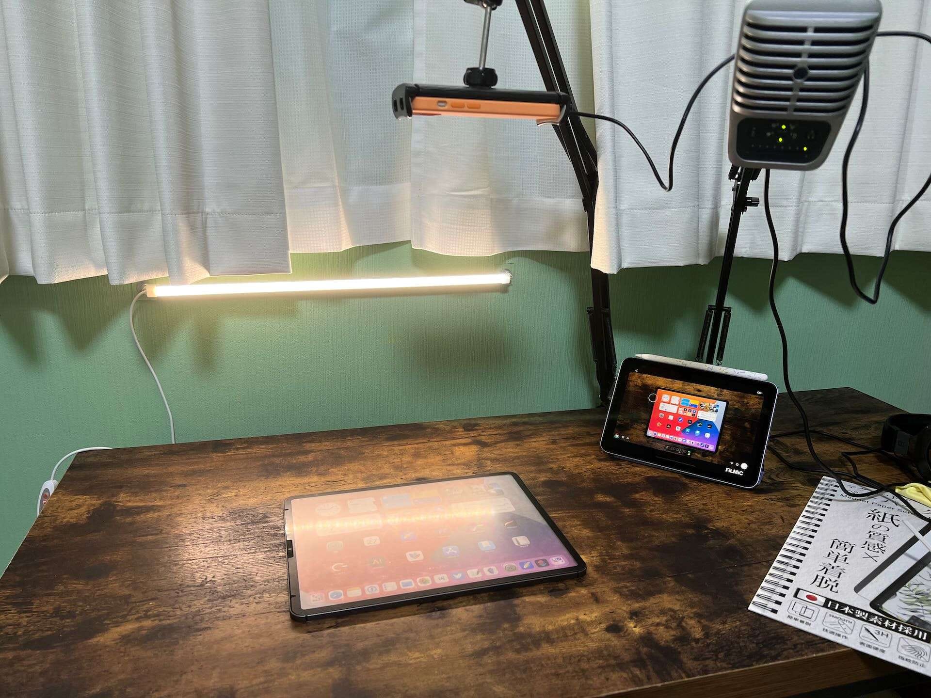 Apple - iPad mini + 動画撮影セット オンライン会議、動画撮影などに 大いに進化！】 iPadでWeb会議は最高です！ なんと外付けのWeb