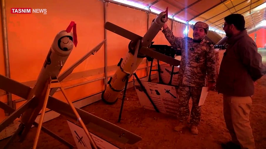 A Ra'ad-3 (left) at an IRGC Ground Force exhibition A Ra'ad-3 (left) at an IRGC Ground Force exhibition