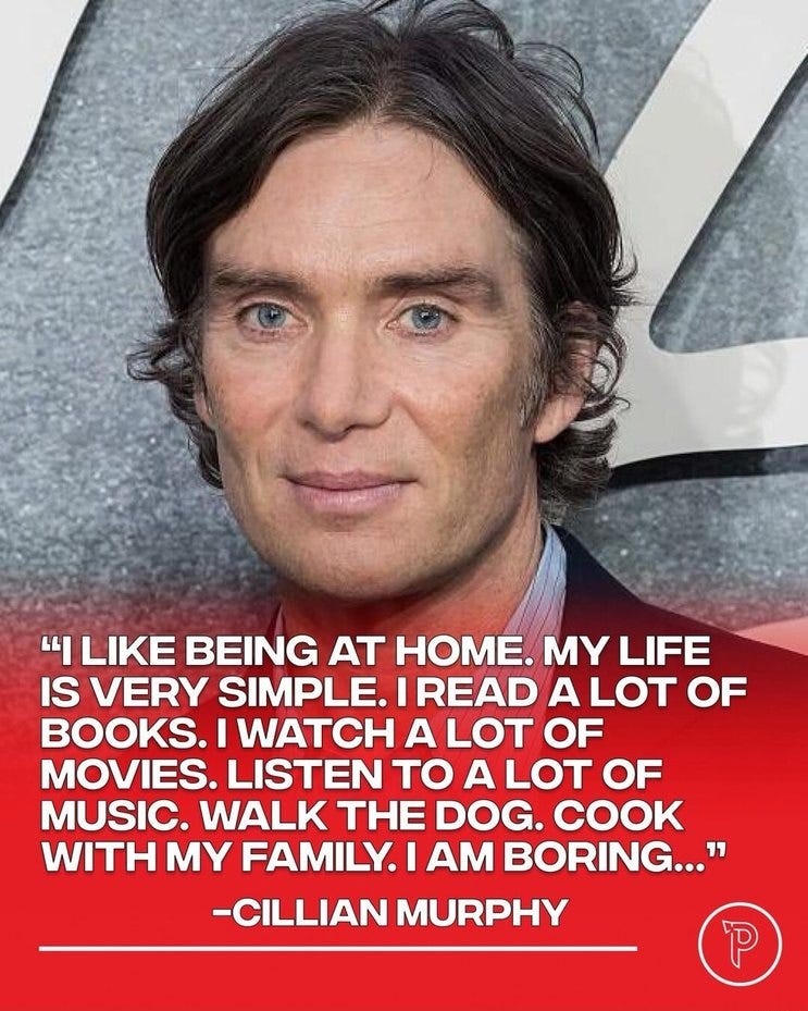 Cillian Murphy lives the introvert dream - meme