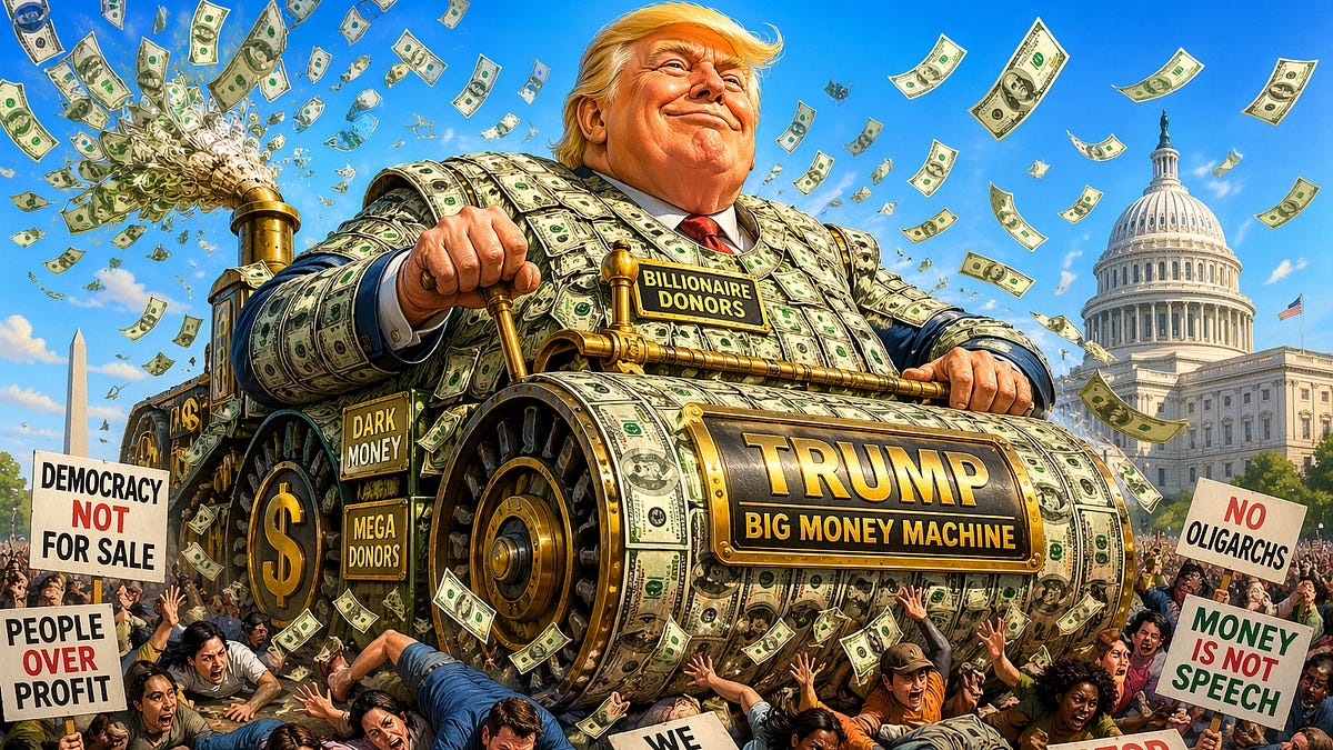 Trump’s Morbidly Rich Machine Is Crushing Democracy