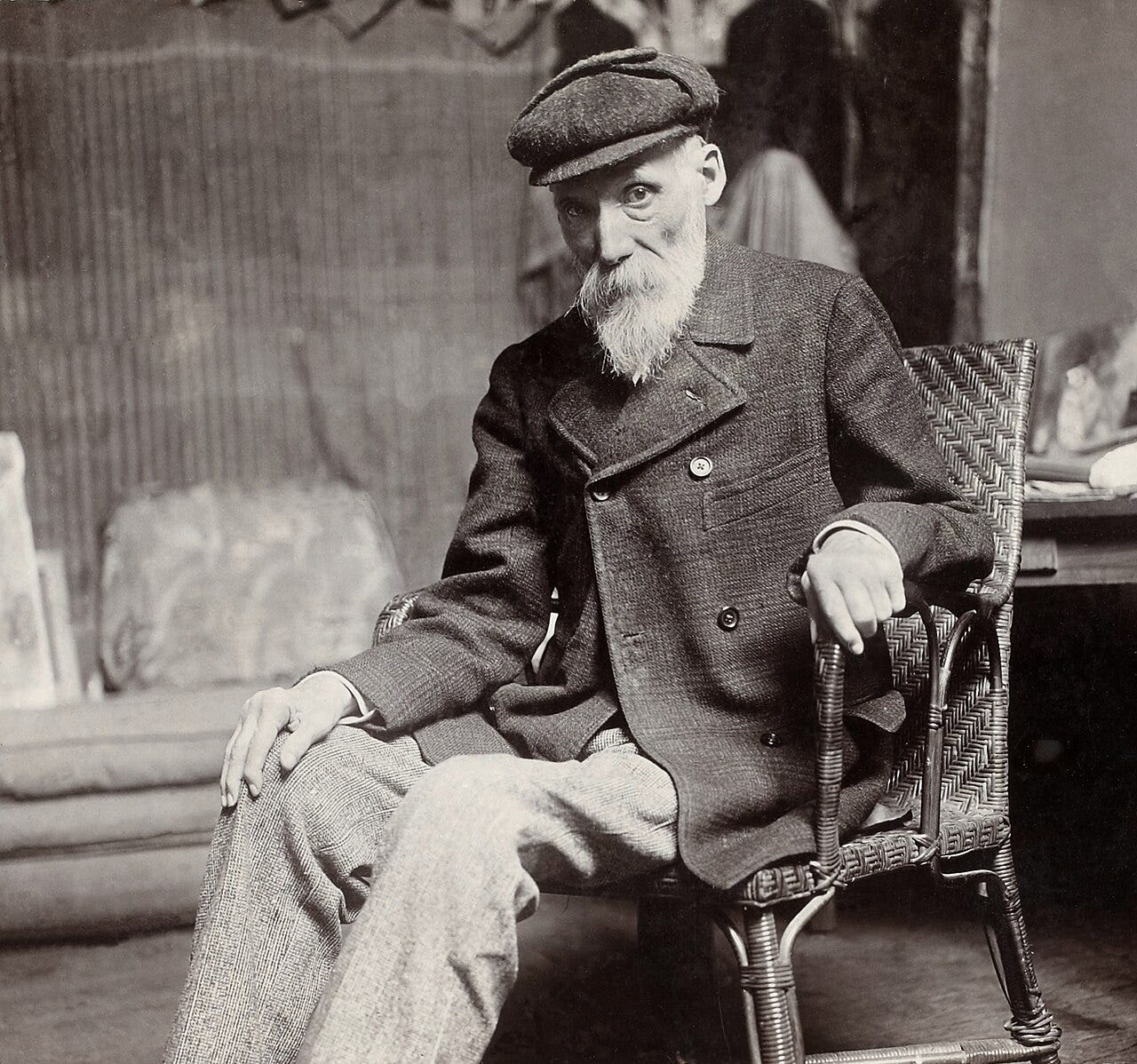 Photograph of Renoir in later life
