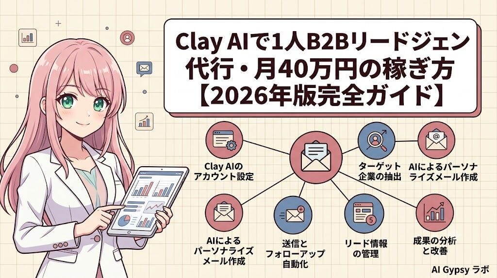 「作業者」のまま独立しても消耗するだけだ——Clay AIが問い直す「設計者」という仕事