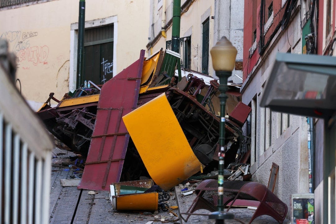 Key facts about Lisbon's historic Gloria cable railway | Reuters