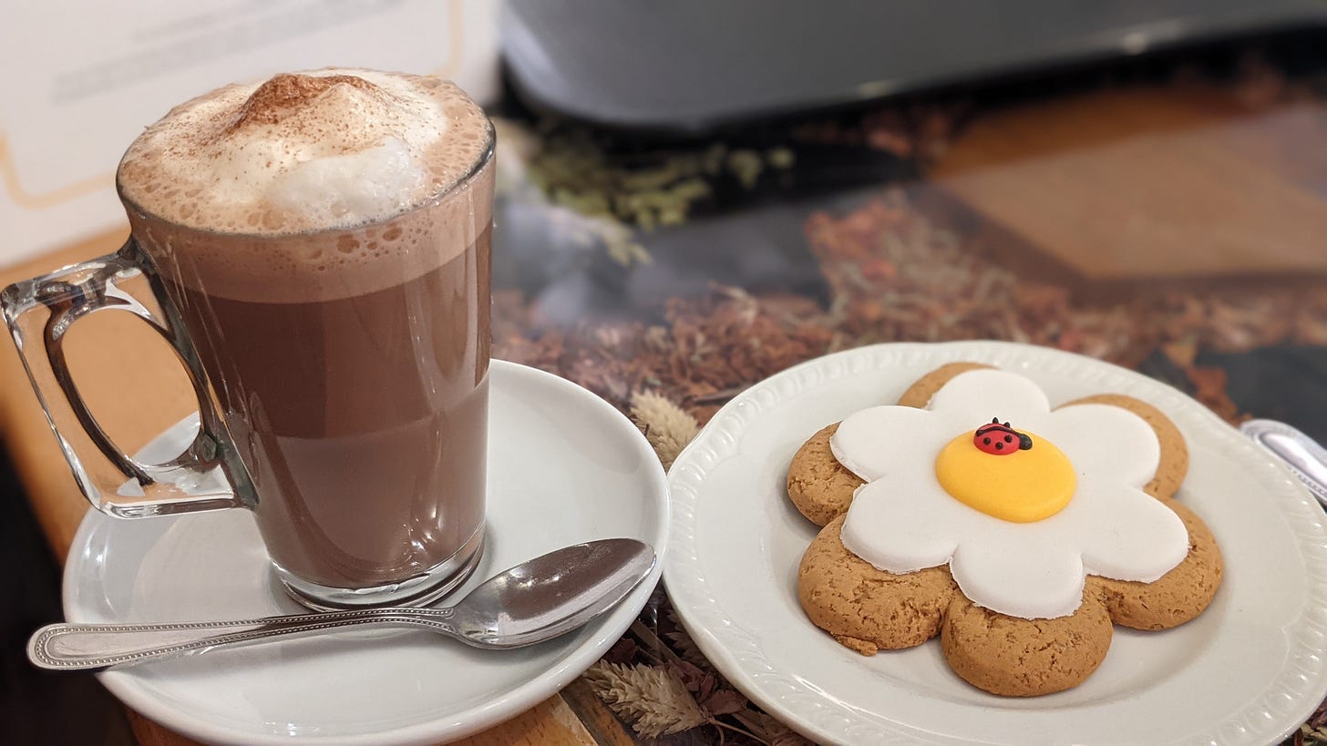 a cuppa and a cookie