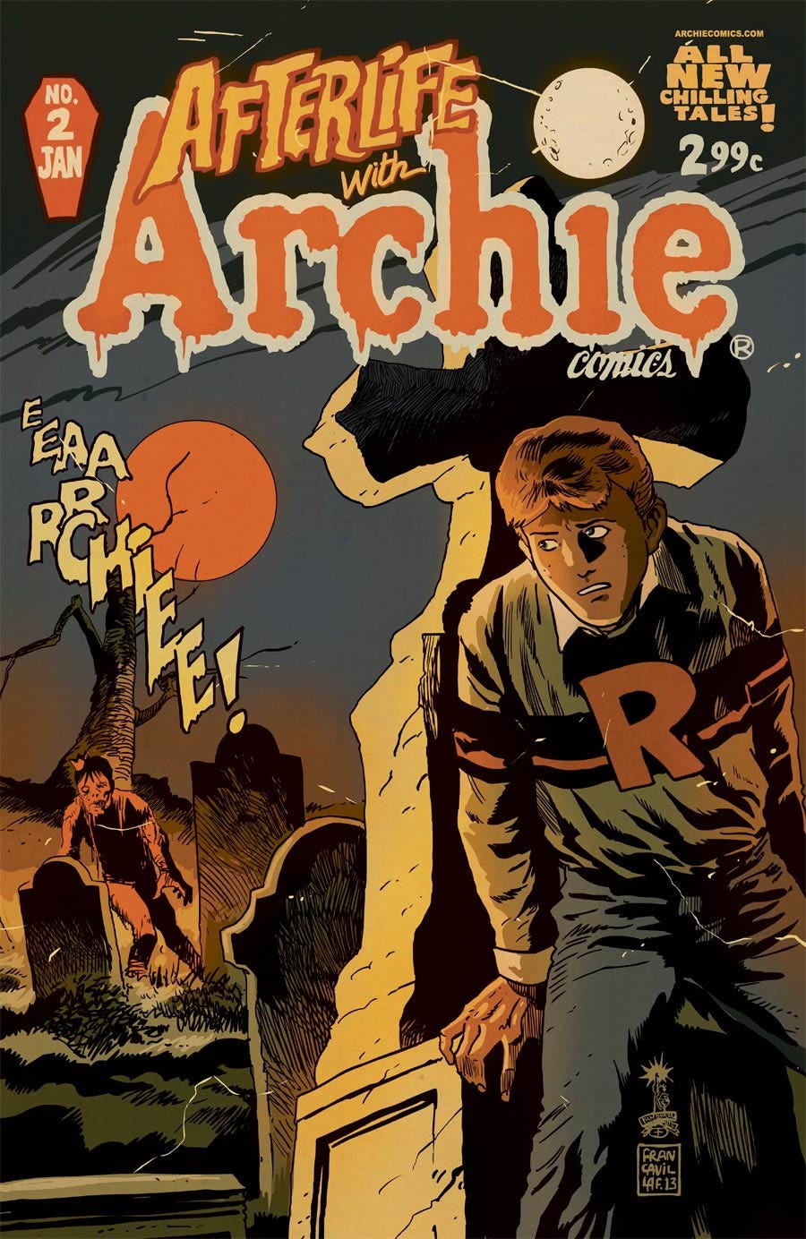 Afterlife With Archie #2 Cover A 1st Ptg Regular Francesco Francavilla Cover - Midtown Comics Afterlife With Archie #2 Cover A 1st Ptg Regular Francesco Francavilla Cover - Midtown Comics