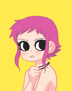 Scott Pilgrim Hair GIF