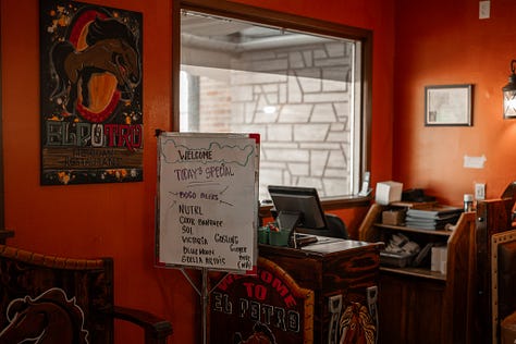 Cozy interior and soulful food.