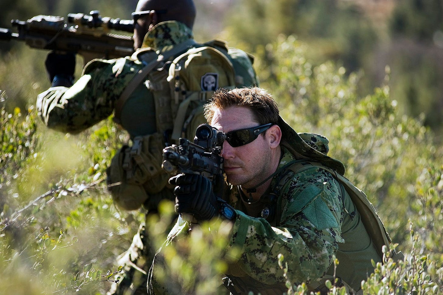 Totenkopf adorning U.S. Navy Seals uniform Totenkopf adorning U.S. Navy Seals uniform