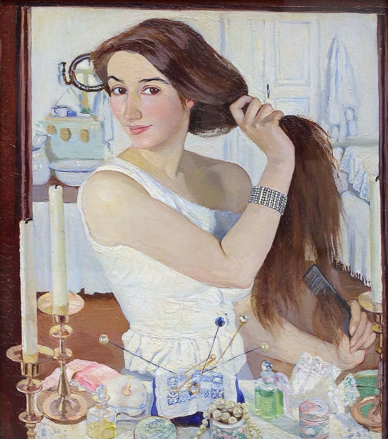 Serebriakova self portrait