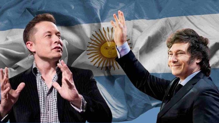 Milei e Muck contra censura do STF no Brasil