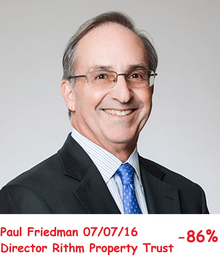 Rithm Property Trust has a -86% share price return since Paul Friedman became a director Rithm Property Trust has a -86% share price return since Paul Friedman became a director