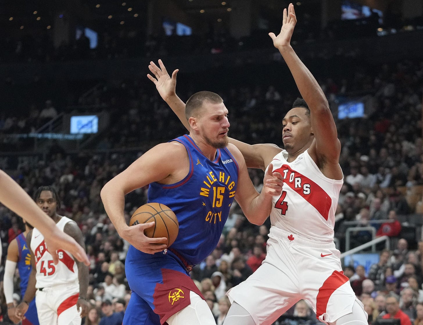 NBA: Nikola Jokic scores 40 to carry Nuggets past Raptors in OT | GMA ...